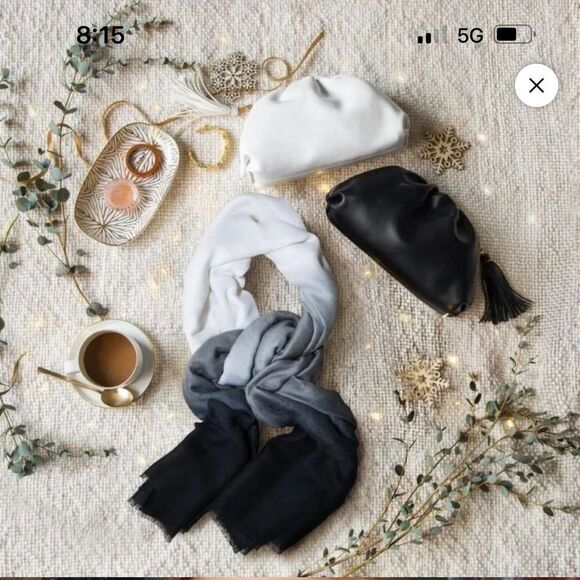 Cushnie Gray Ombre Scarf - Picture 3 of 6